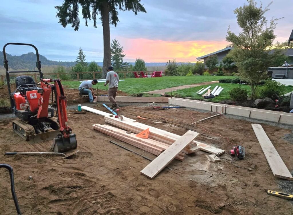 Structural landscaping, cost factors in Snohomish County.