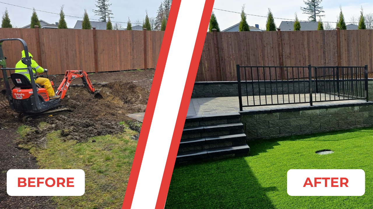 Natural Scenery before vs after