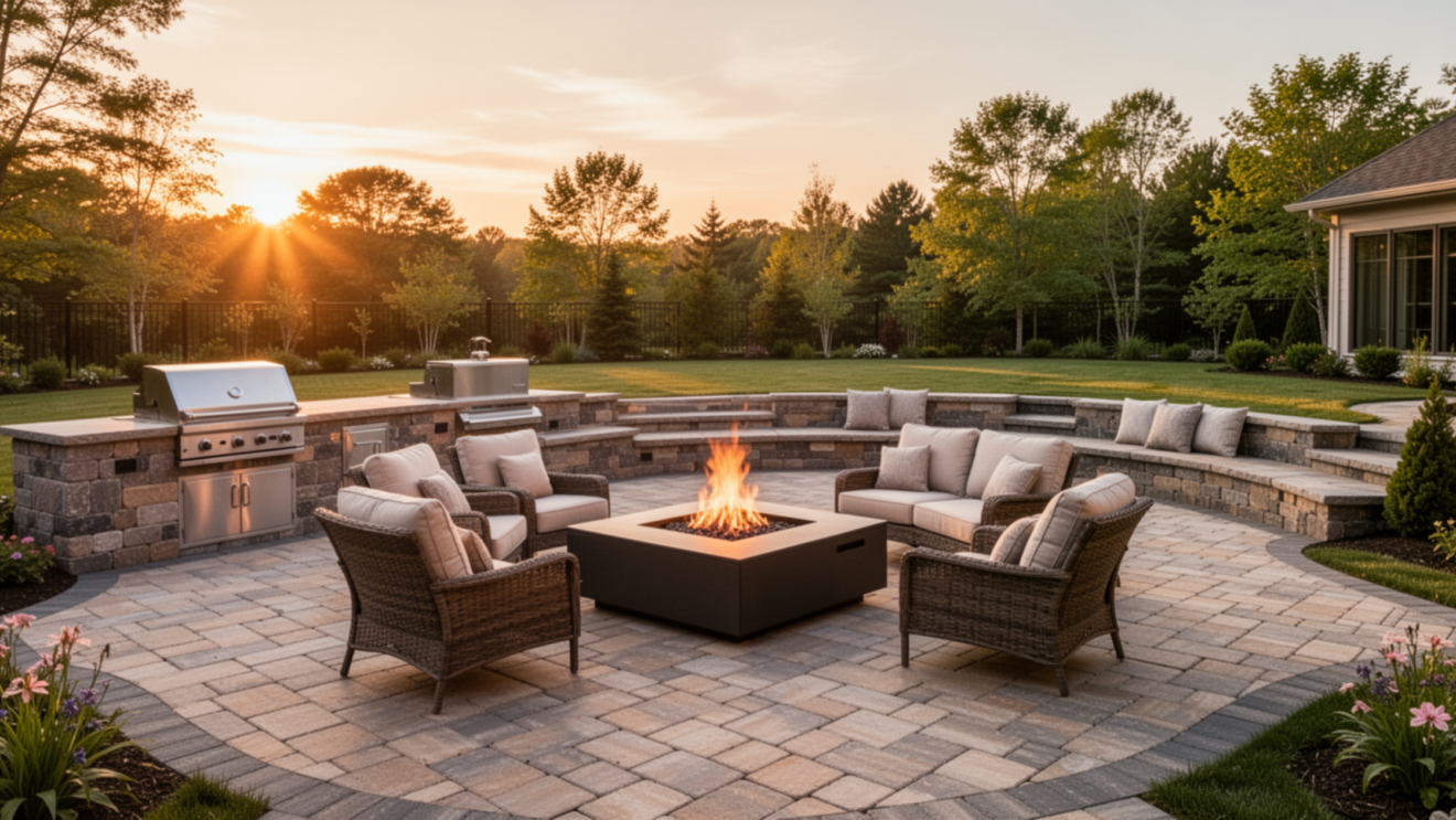 Custom Patios & Outdoor Kitchens | Natural Scenery